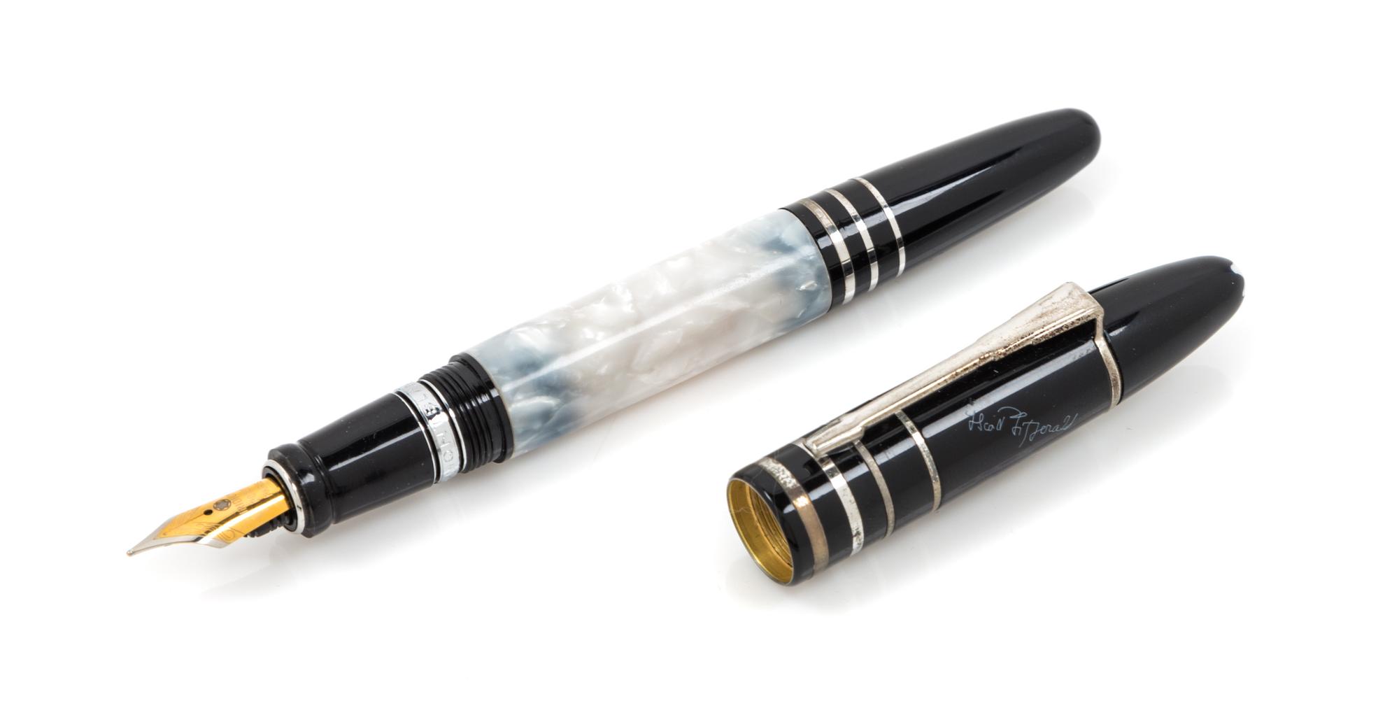 A Montblanc Meisterstuck F. Scott Fitzgerald Limited Edition Fountain Pen