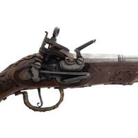 Contemporary Cased Spanish Miquelet-Style Pistols