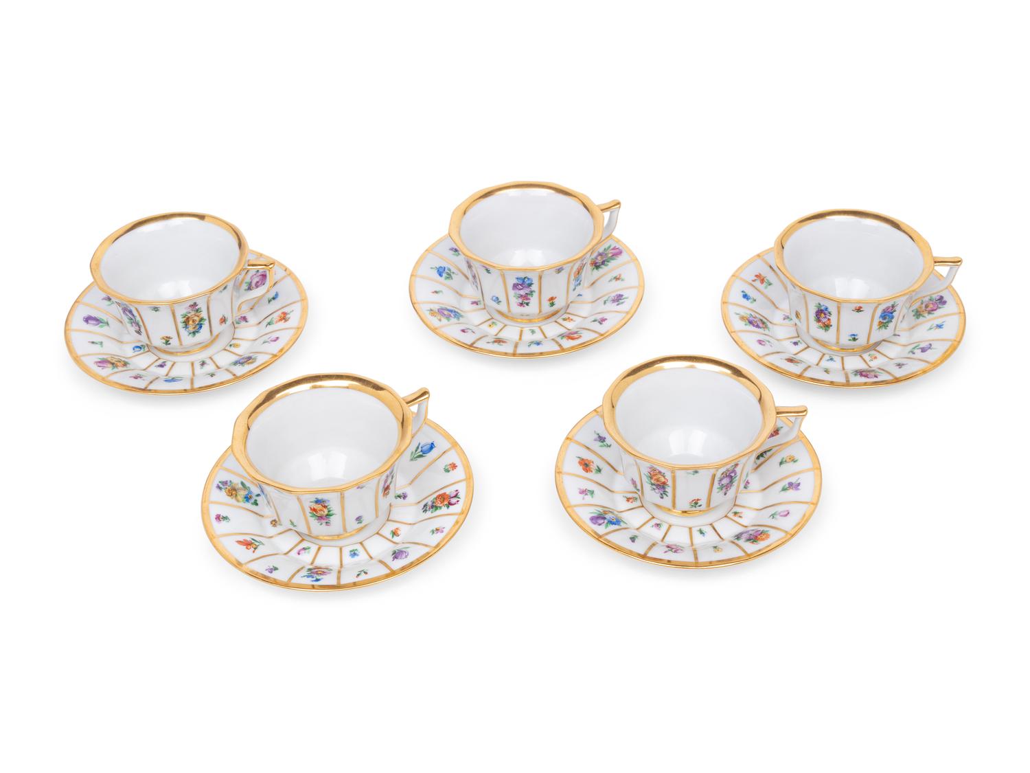 A Royal Copenhagen Porcelain Dinner Service