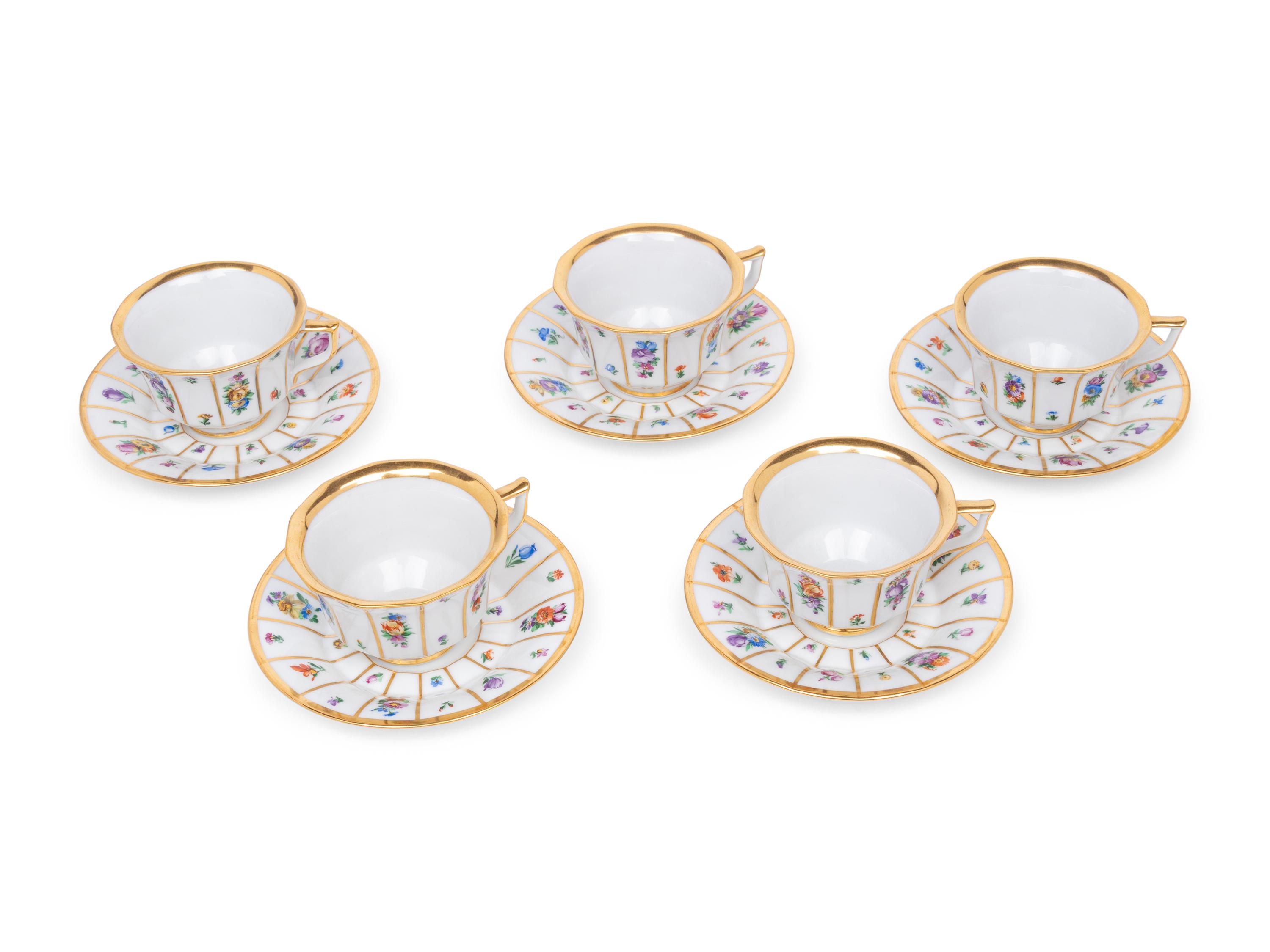 A Royal Copenhagen Porcelain Dinner Service