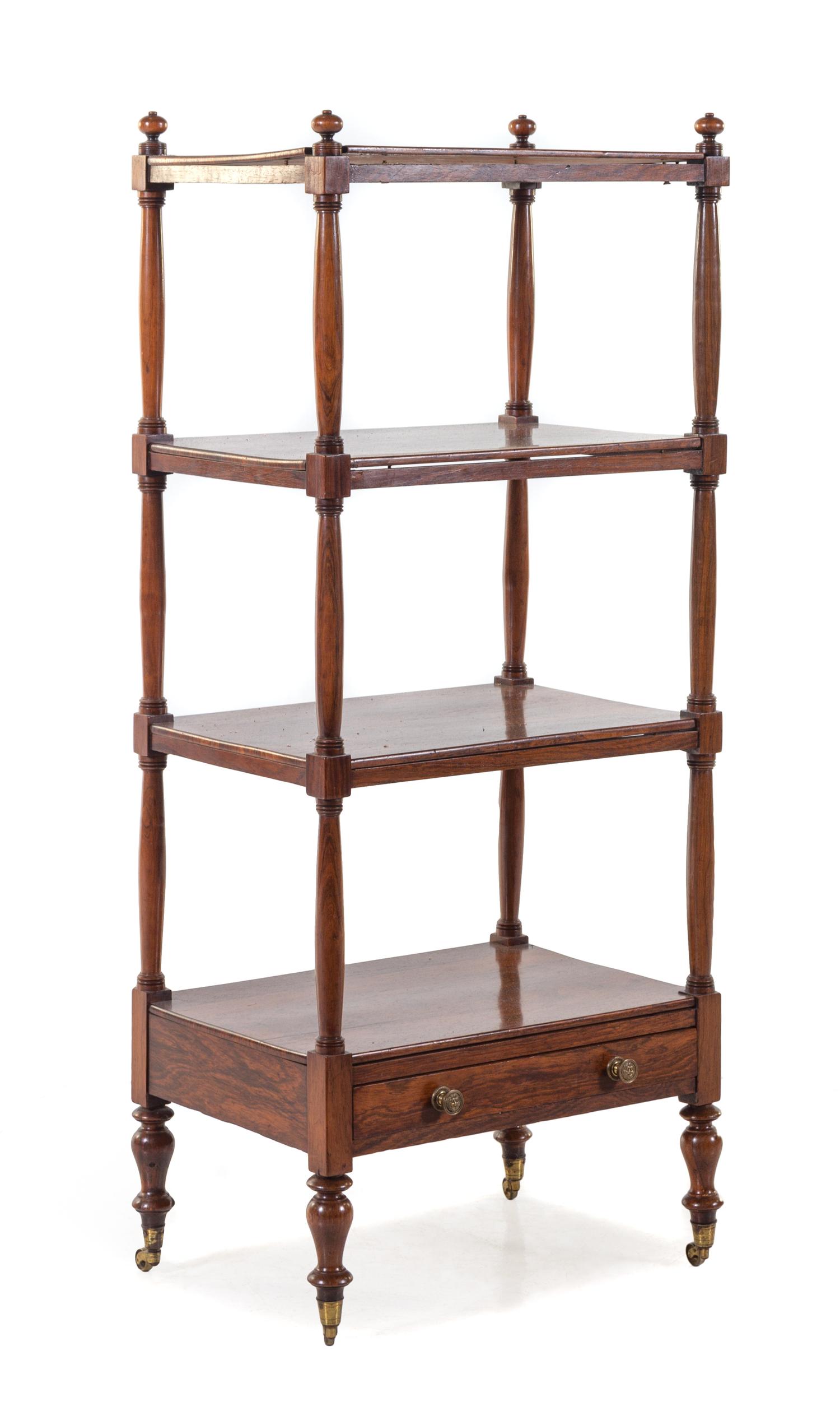 A Regency Mahogany Étagère