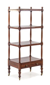 A Regency Mahogany Étagère