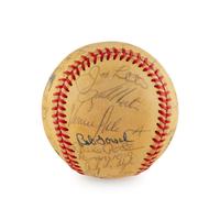 A 1985 St. Louis Cardinals Team Signed Autograph Baseball (Beckett Authentication Services)