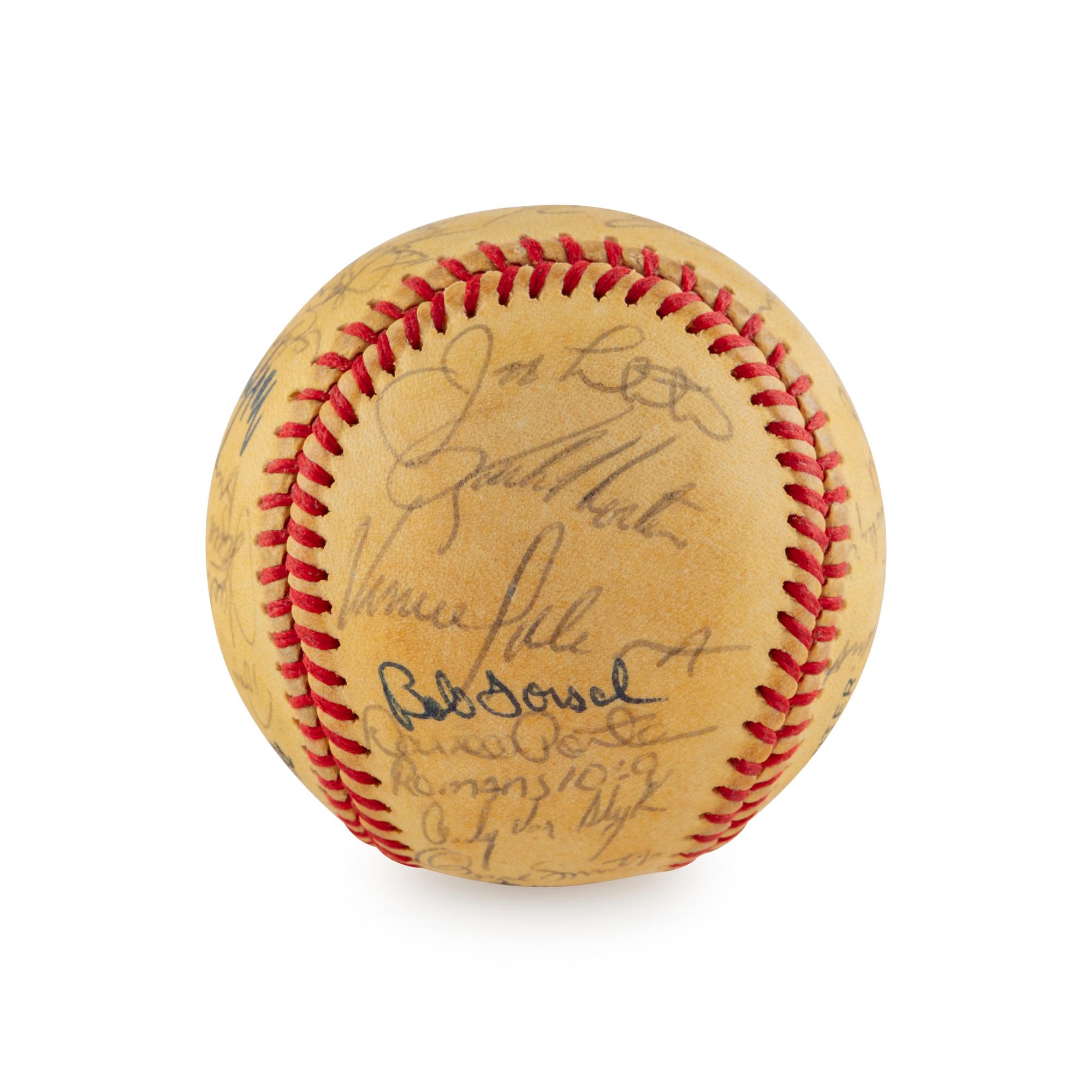 A 1985 St. Louis Cardinals Team Signed Autograph Baseball (Beckett Authentication Services)