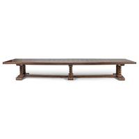 An Italian Oak Parquetry Refectory Table
