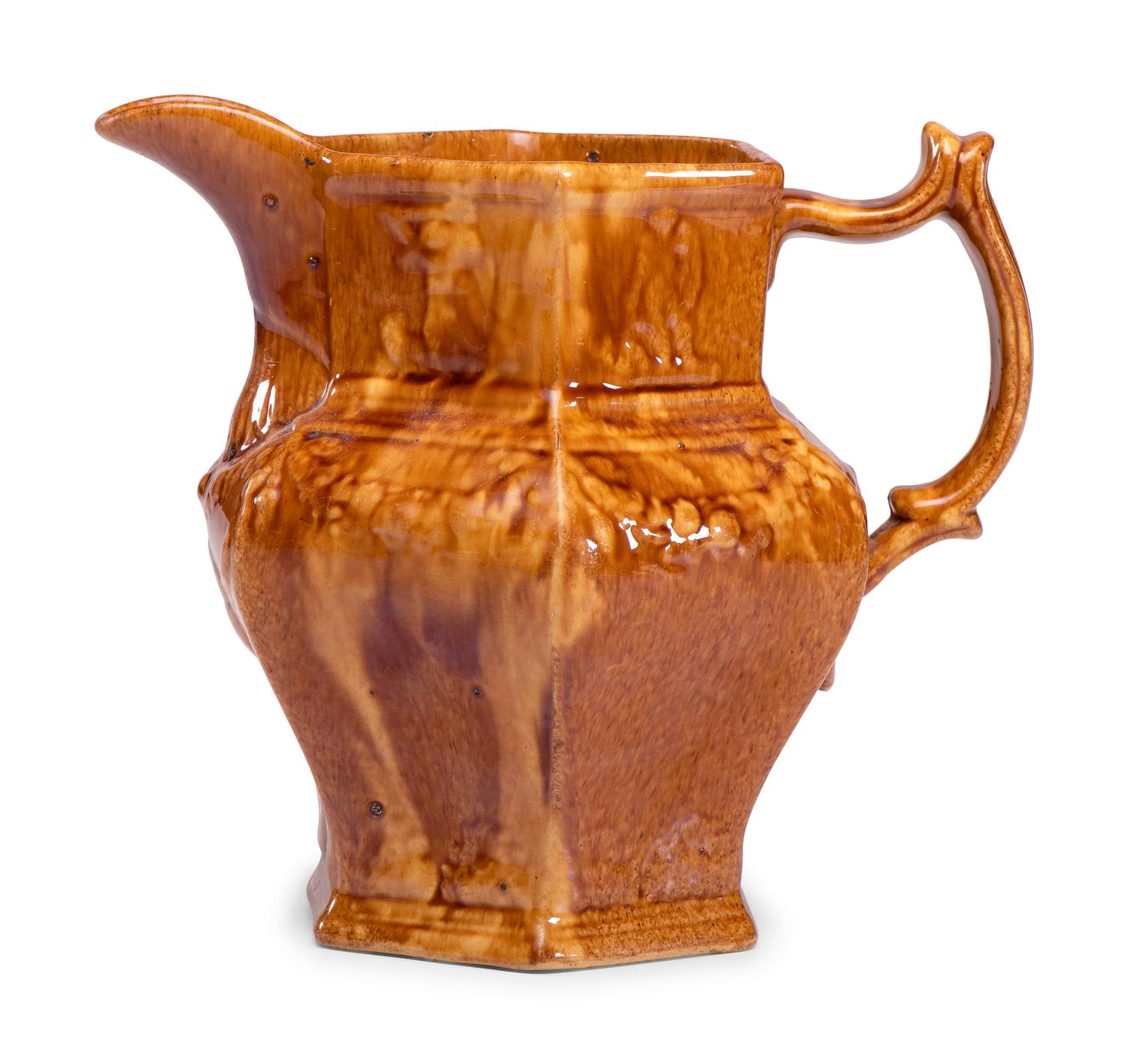 A Rare Molded Panel Pitcher by William Bromley