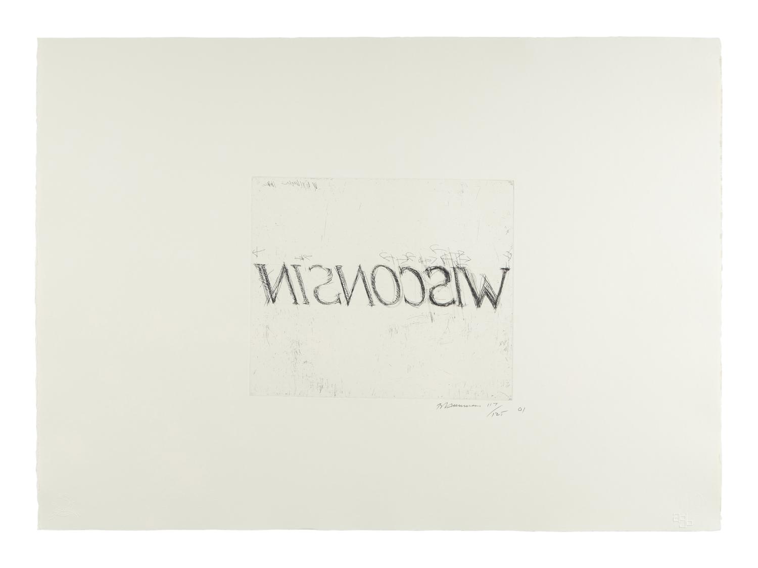 The Wisconsin Sesquicentennial Portfolio (complete portfolio of 17 works by 15 artists with portfolio case), 2001