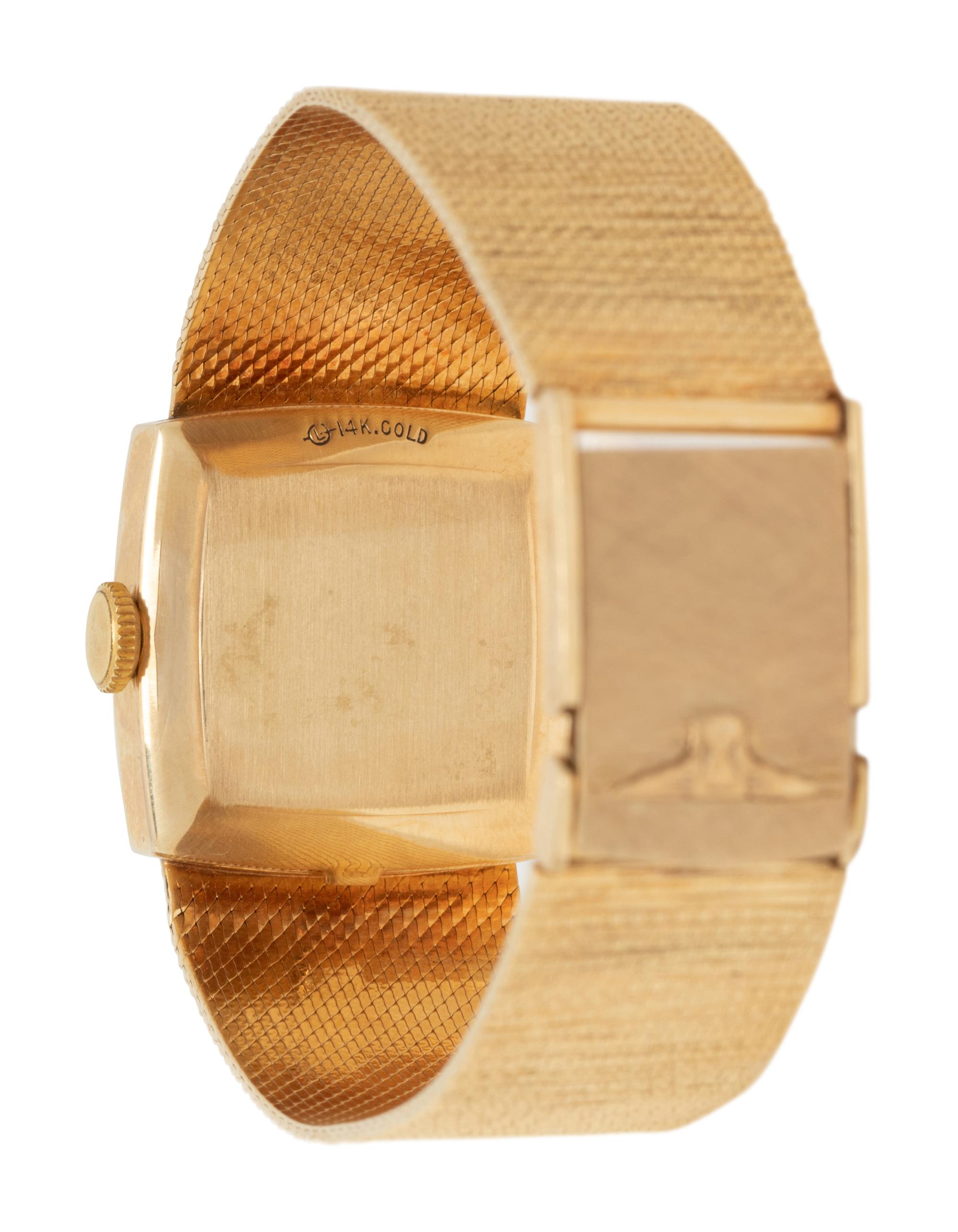 LONGINES, 14K YELLOW GOLD WRISTWATCH