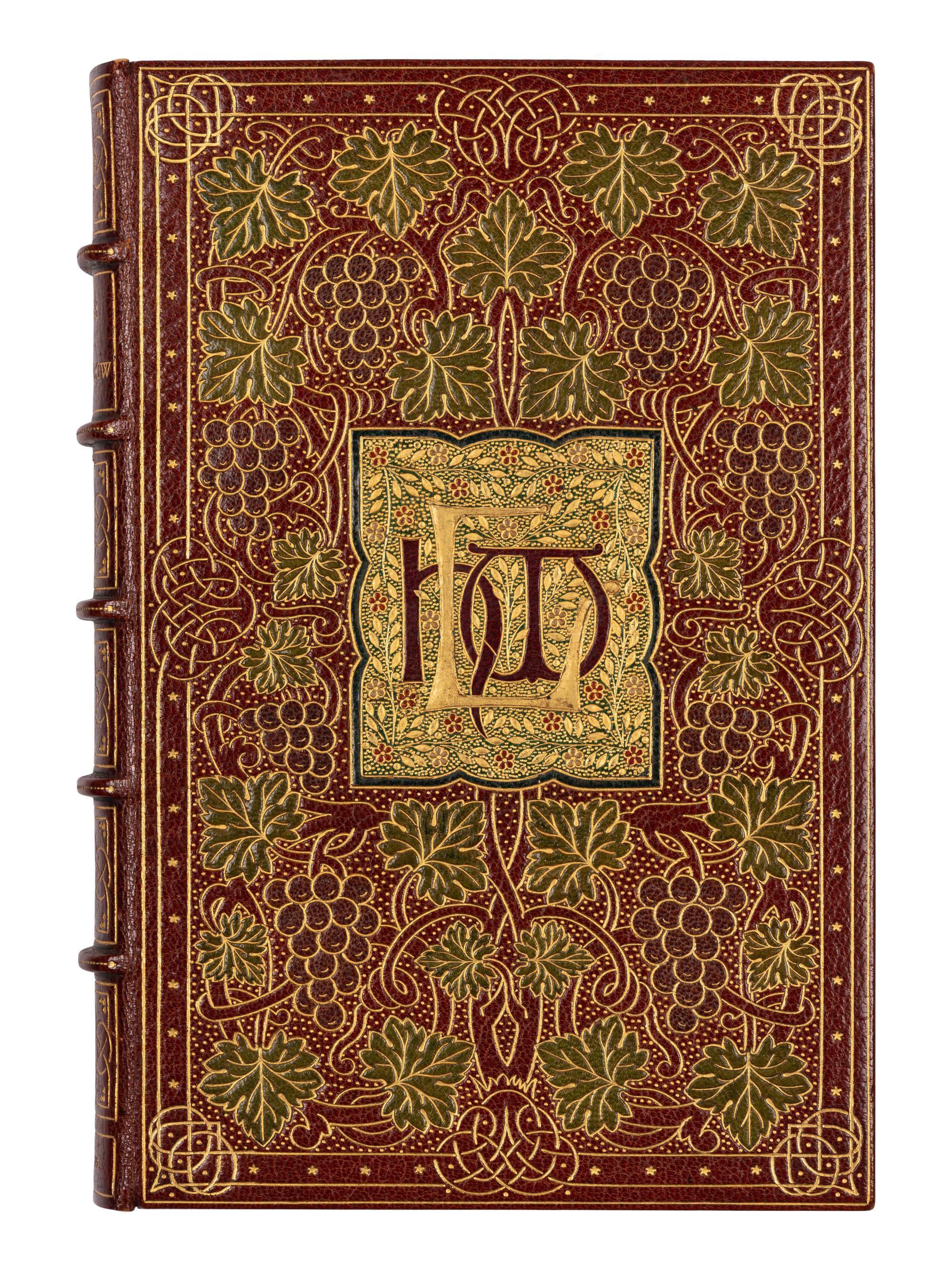 [BINDING -- SANGORSKI & SUTCLIFFE]. LONGFELLOW, Henry Wadsworth (1807-1882). Poems . London: David Bogue, 1852.