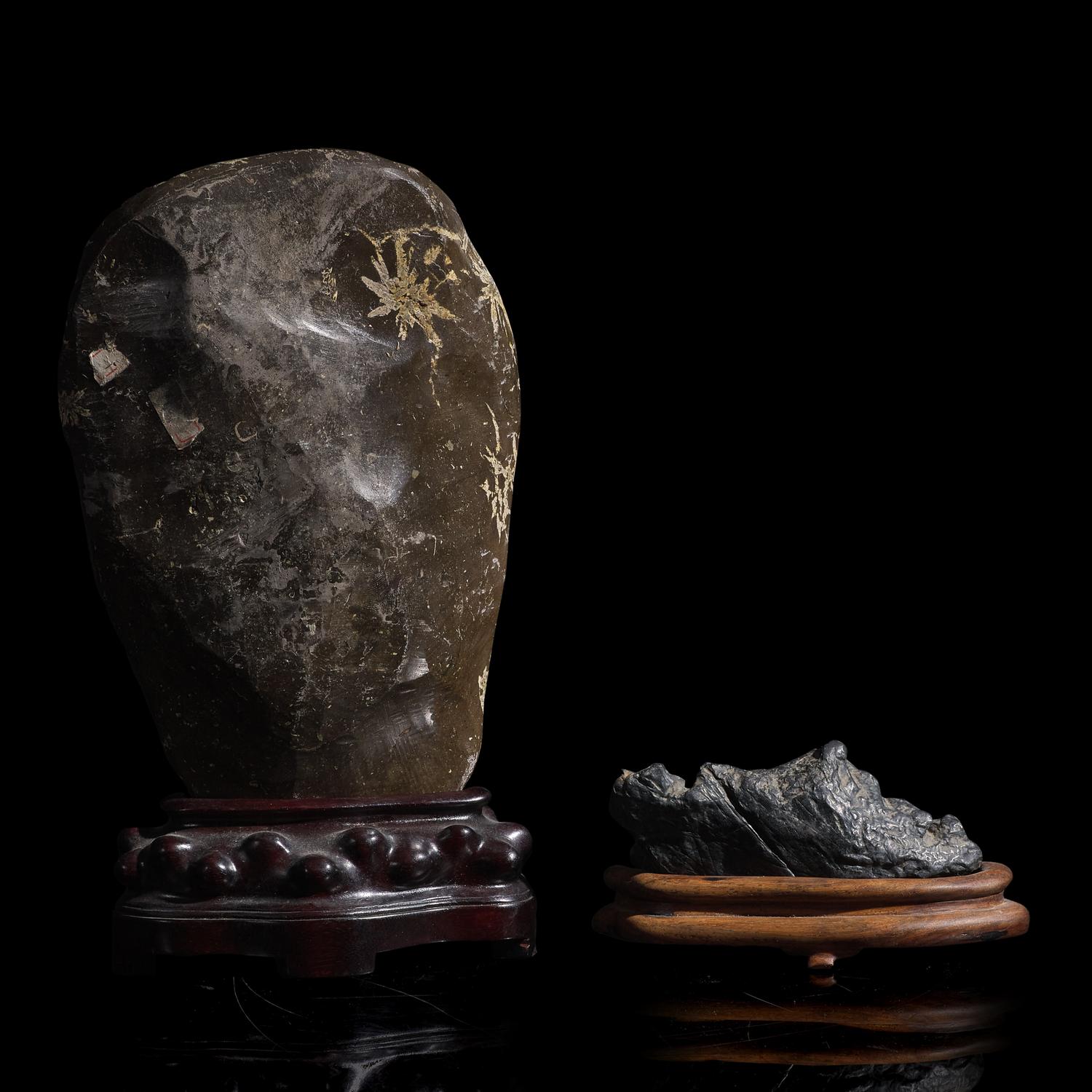 Two Scholar's Stones 賞石兩座