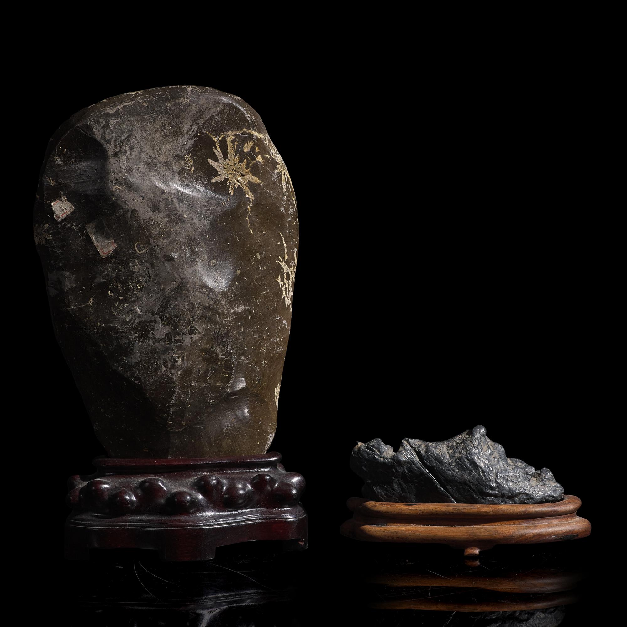 Two Scholar's Stones 賞石兩座