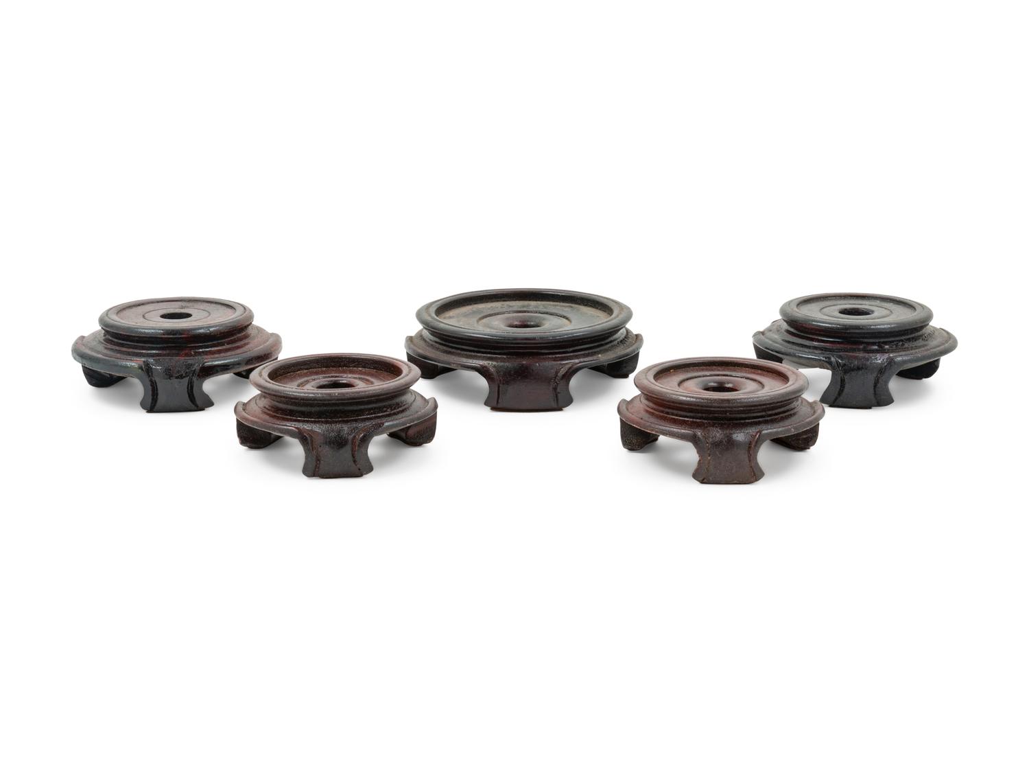 Nineteen Chinese Hardwood Stands