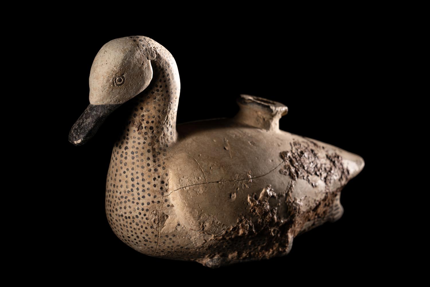 An East Greek Pottery Duck Askos
