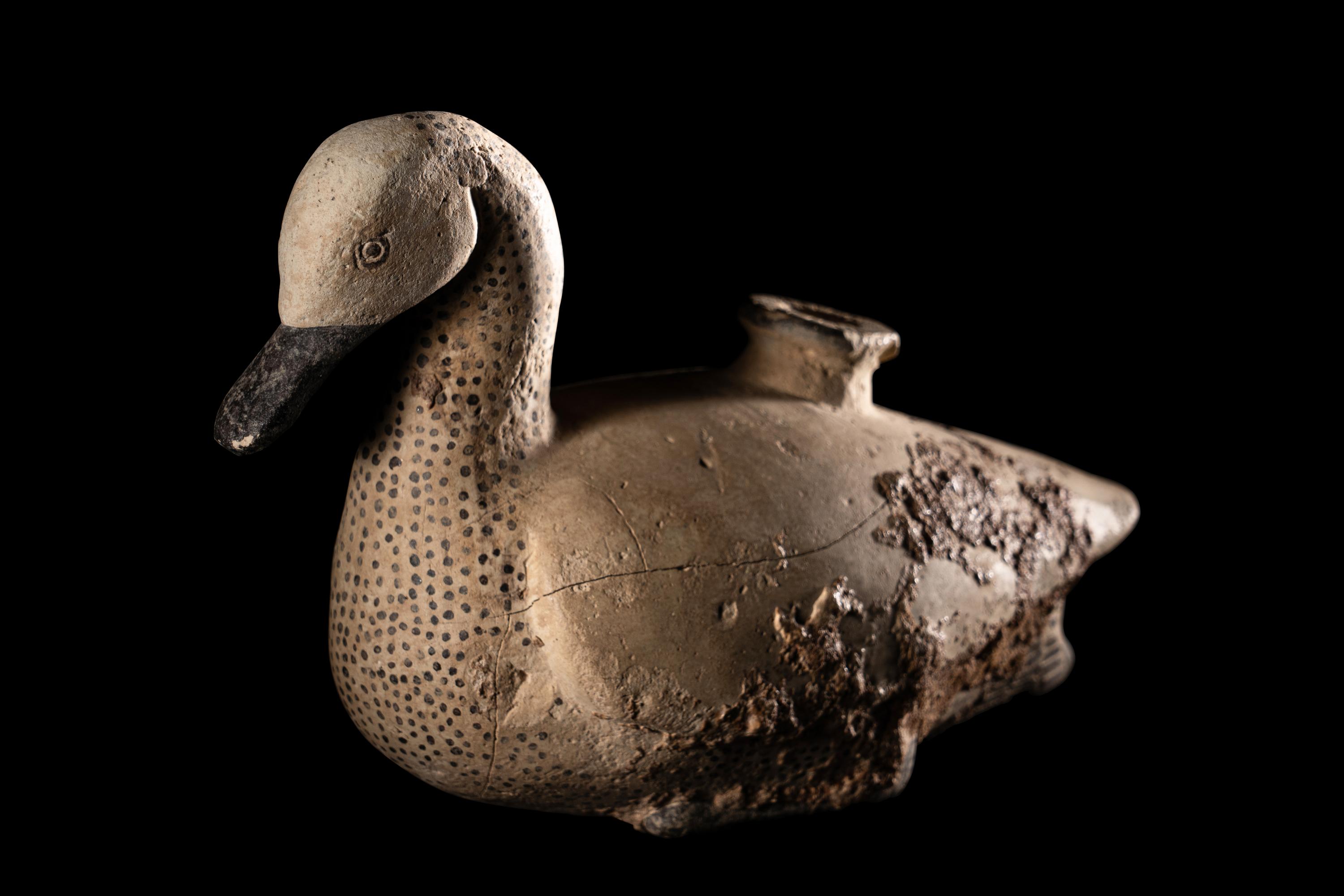 An East Greek Pottery Duck Askos