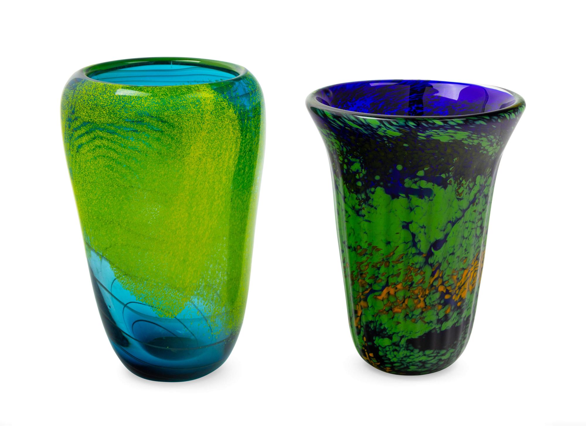 Two Glass Vases