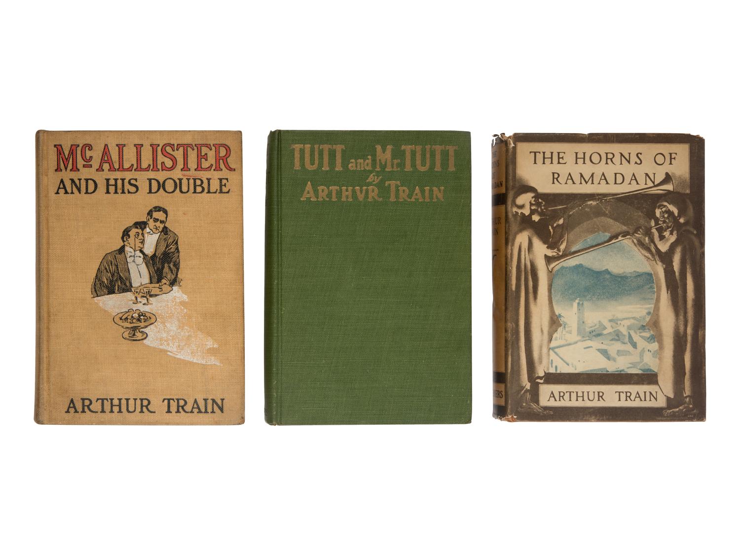 TRAIN, Arthur (1875-1945). A group of 3 FIRST EDITIONS, comprising: