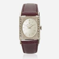 A Ladies 14K White Gold Jules Jurgensen Watch