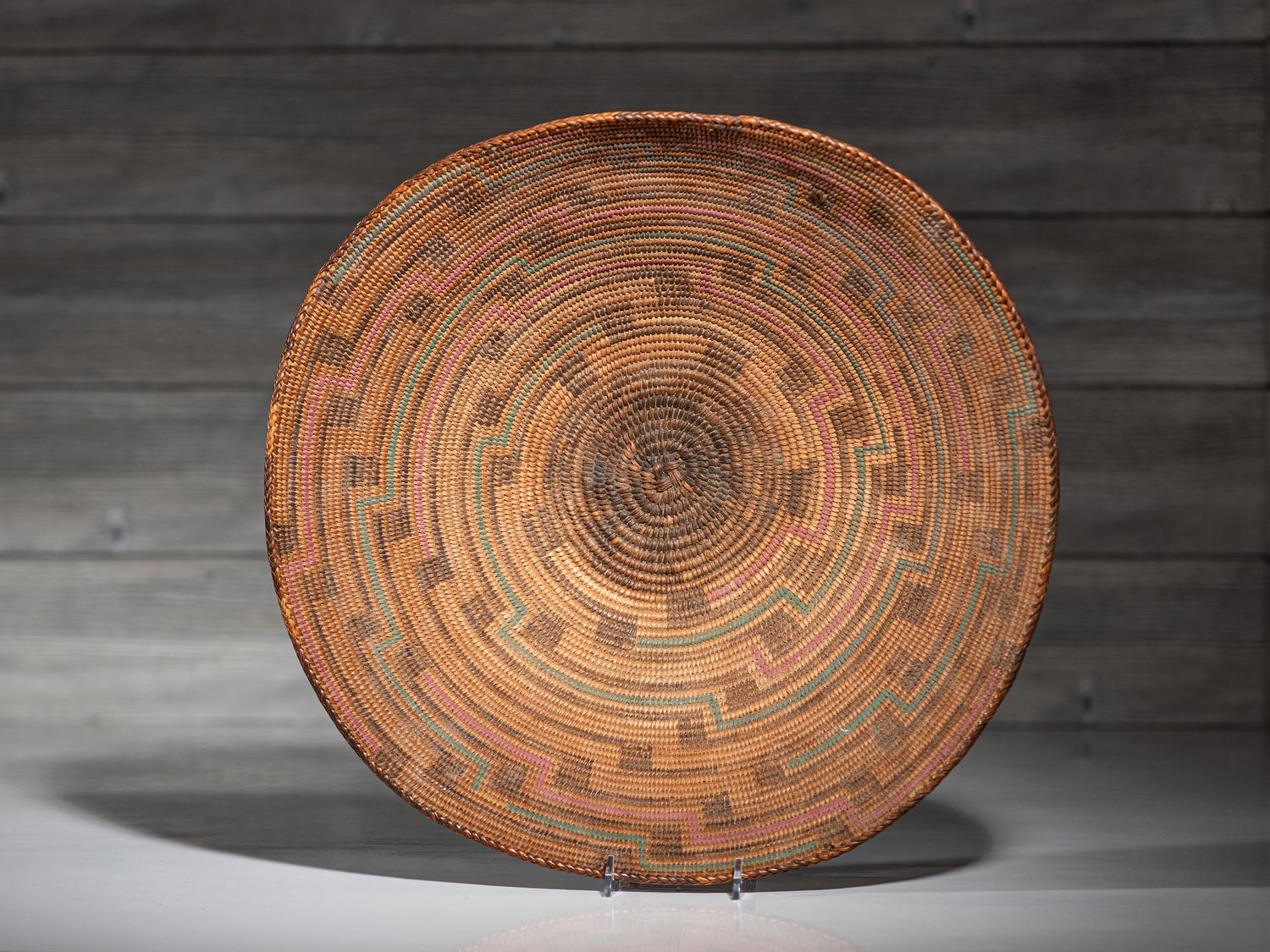 Akimel O'odham Polychrome Basket