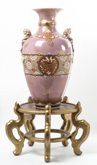 A Chinese Porcelain Vase Height 22 1/2 inches.