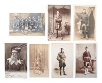 [EARLY PHOTOGRAPHY] -- [SCOTLAND]. A group of 16 portraits of Scottish soldiers and civilians.