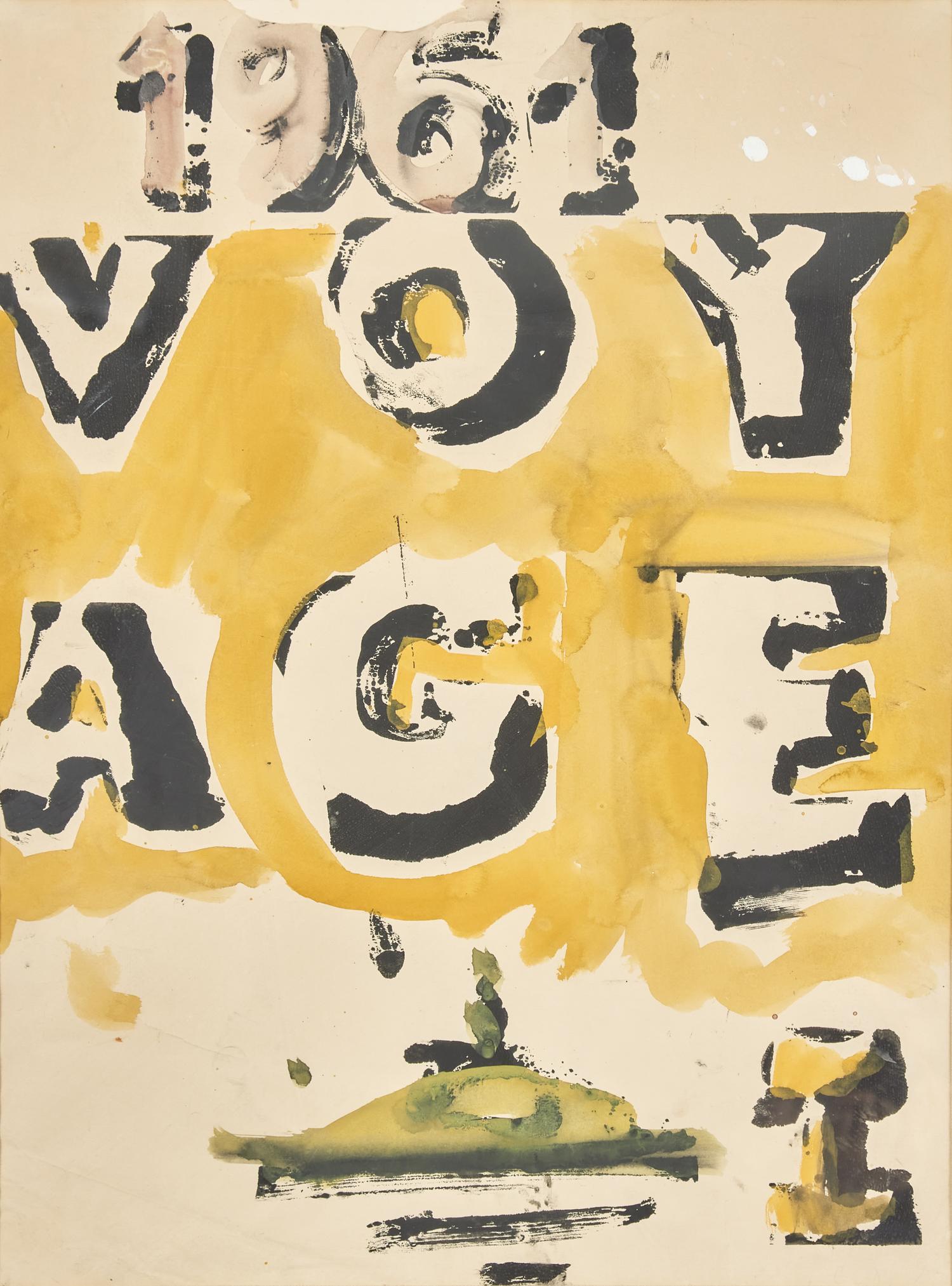 Poster Announcing Voyages I, 1961