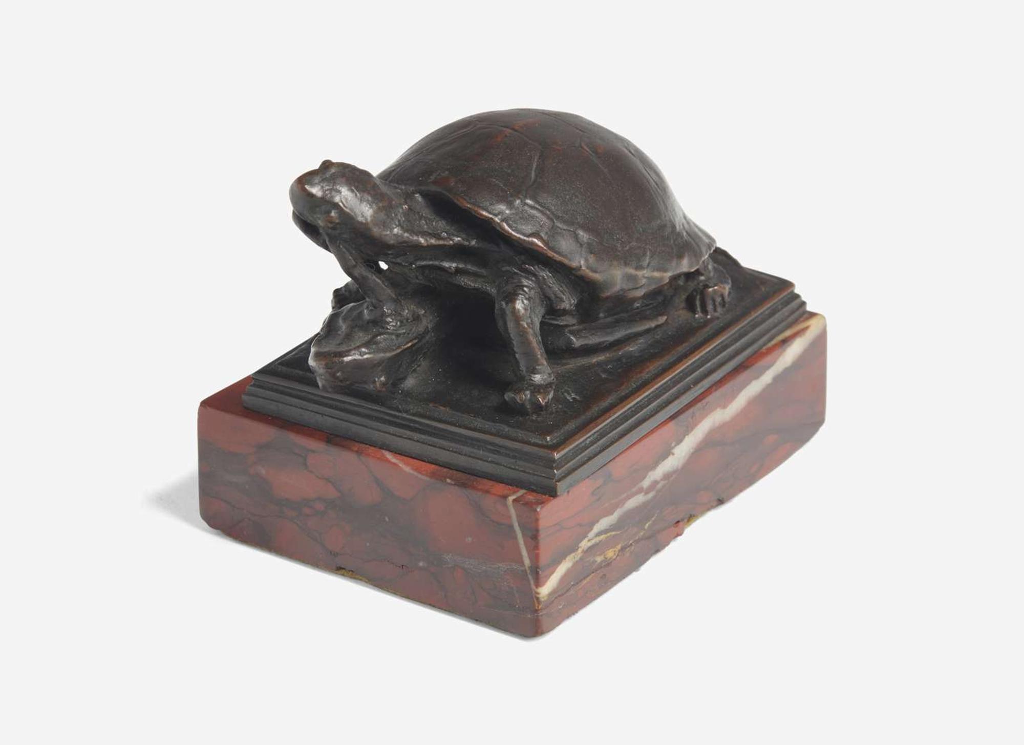 Albert Laessle (American, 1877–1954) - Turtle Eating a Frog