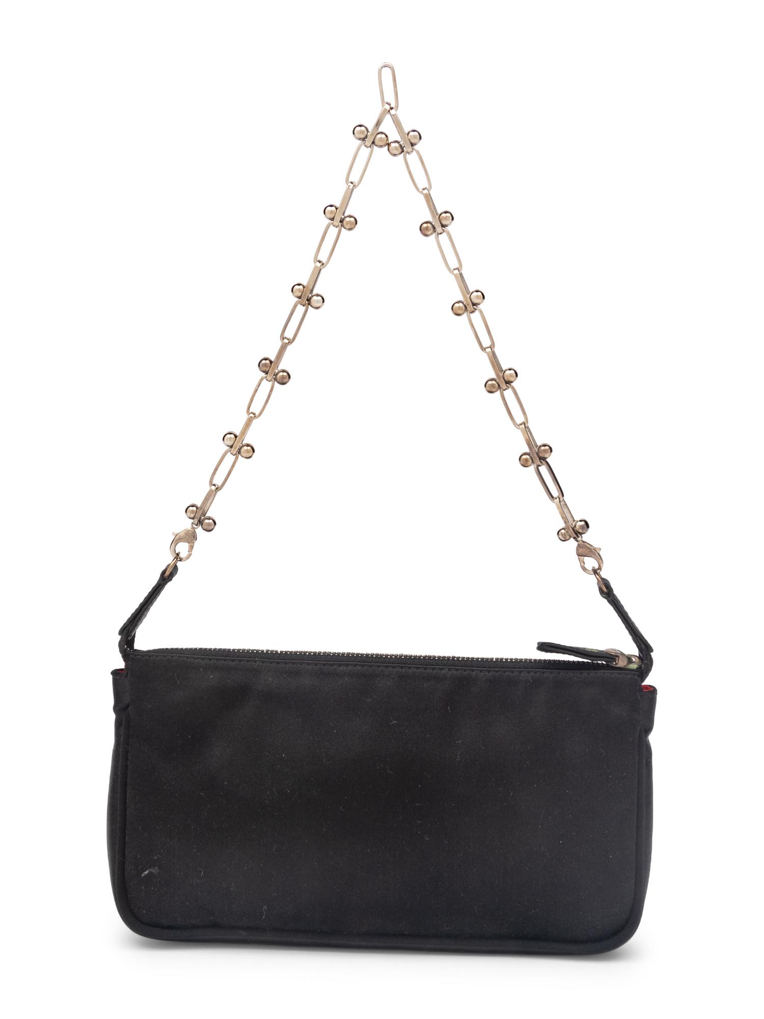 Salvatore Ferragamo Bag Black Satin