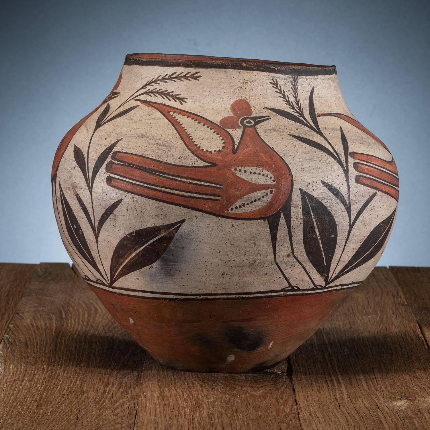 Zia Polychrome Pottery Olla