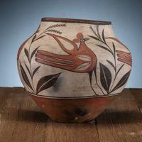Zia Polychrome Pottery Olla