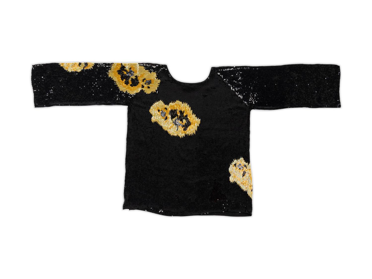 Four Geoffrey Beene Sequined and Beaded Tops, 1980-90s
