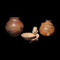 A Group of 3 Pre-Columbian Terracotta Objects