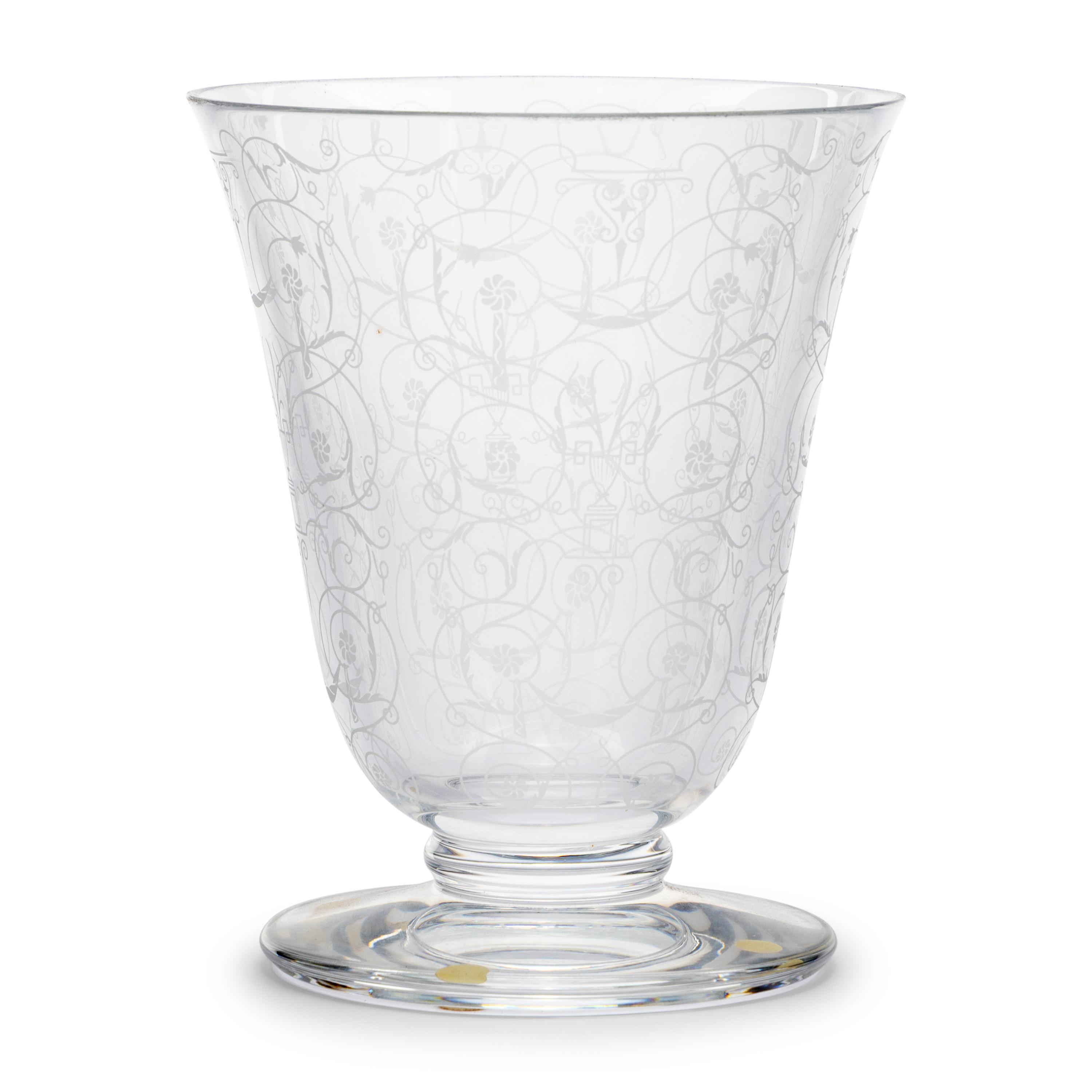 A Collection of Baccarat Glass Table Articles