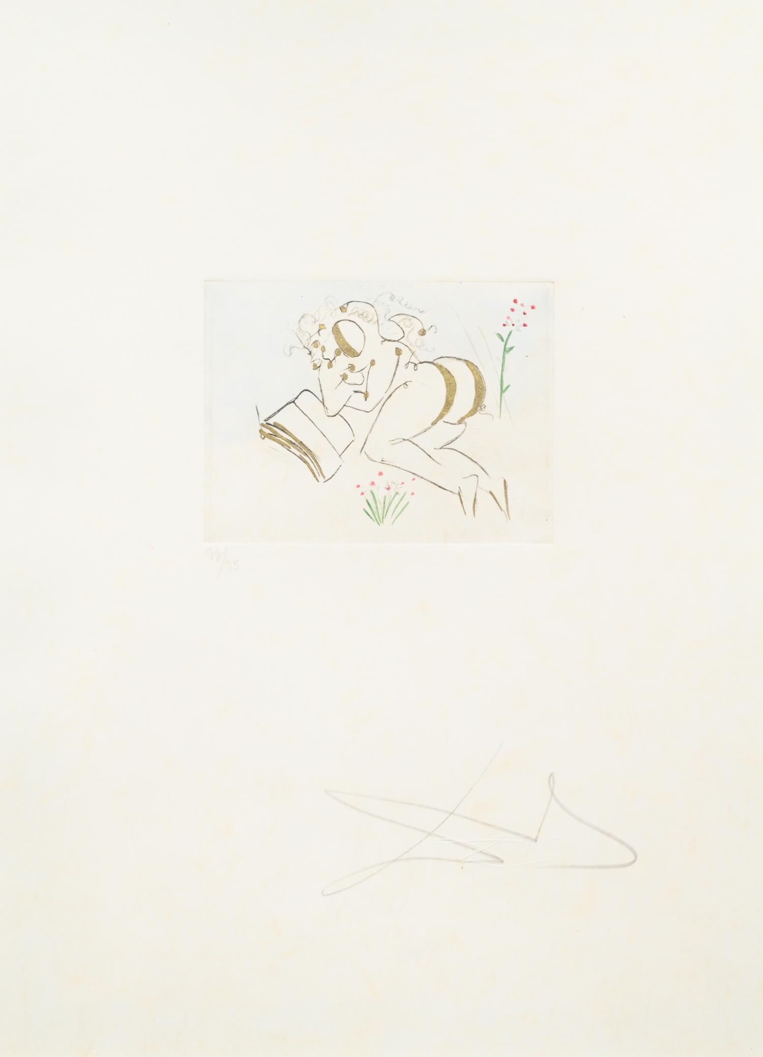 Petites Nus (from Apollonaire ) (a group of 7 prints from the portfolio of 8)