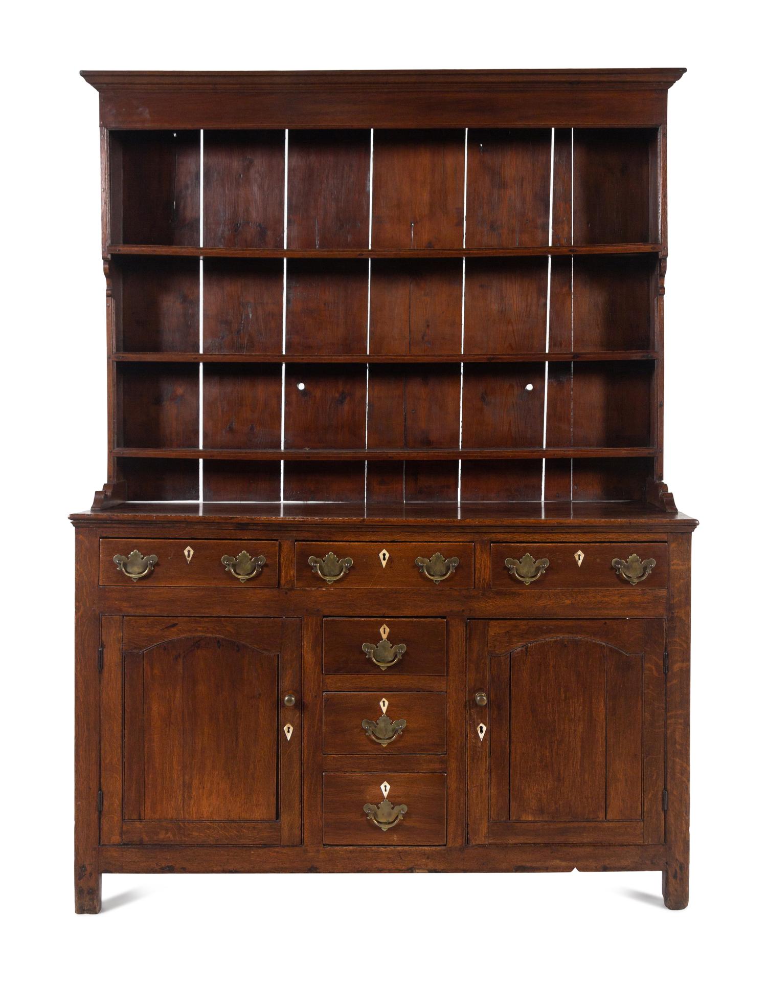 An English Oak Welsh Cupboard