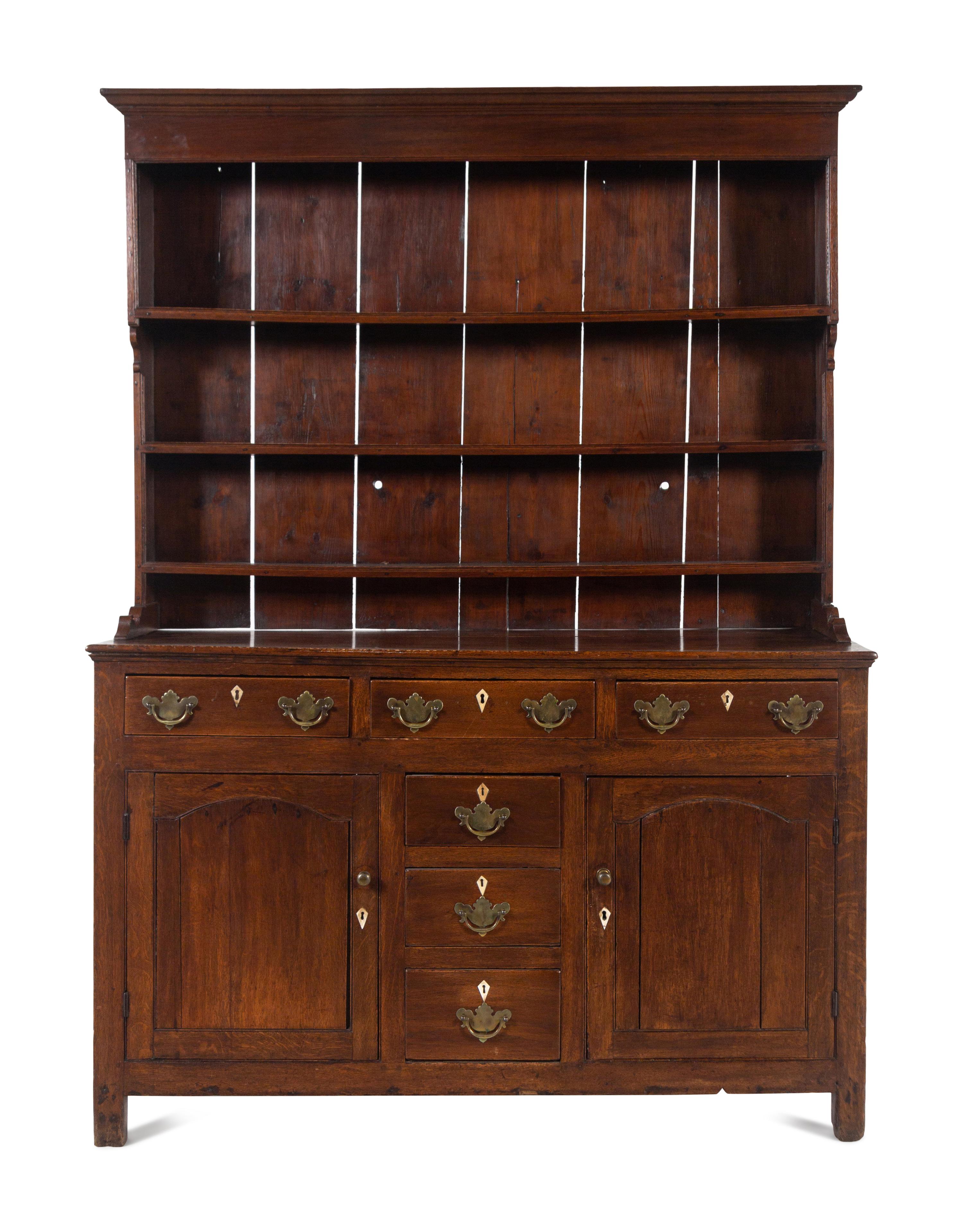 An English Oak Welsh Cupboard