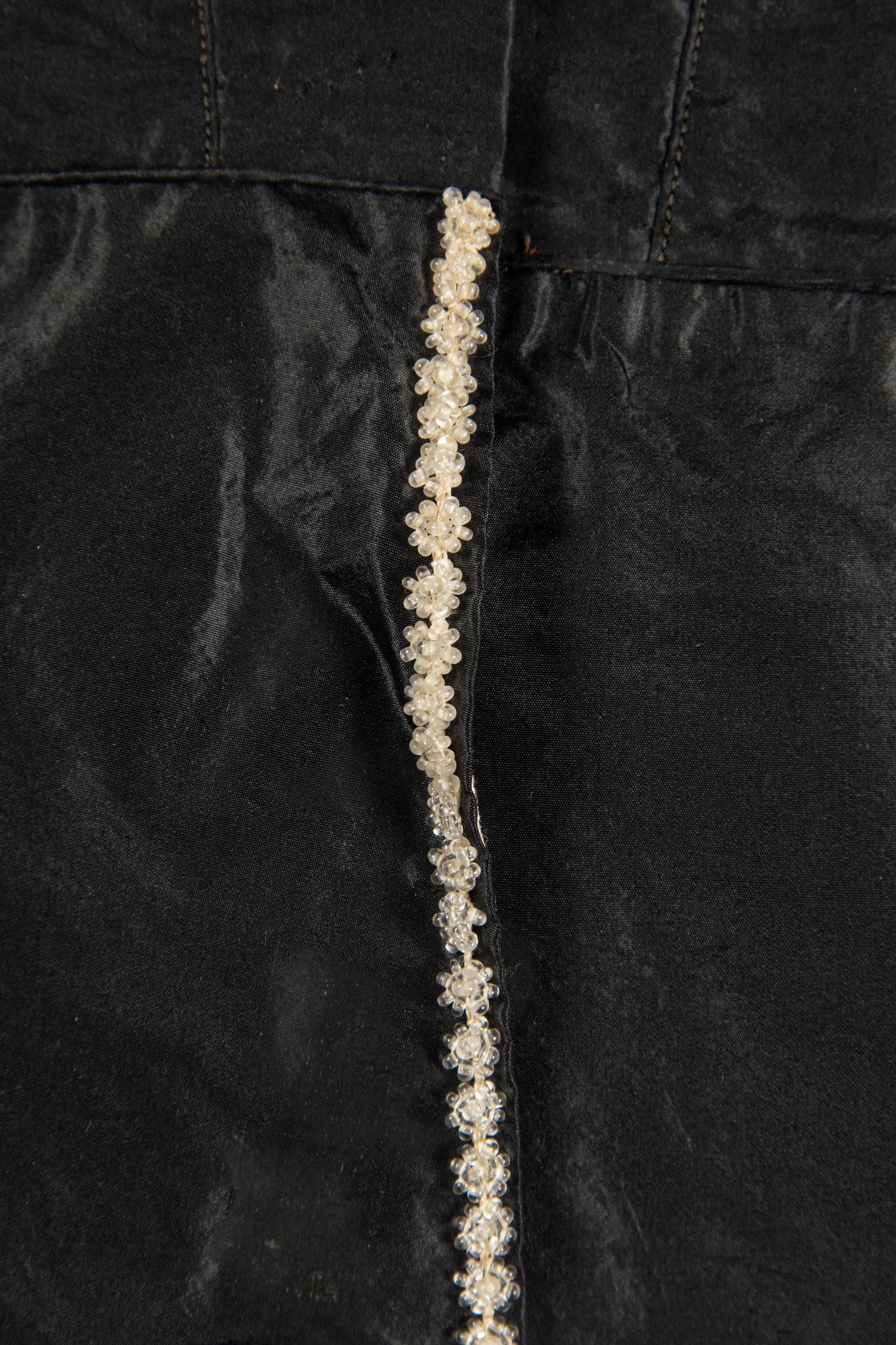 Four "Swiss Waist" Bodices and Corselets, 1860s