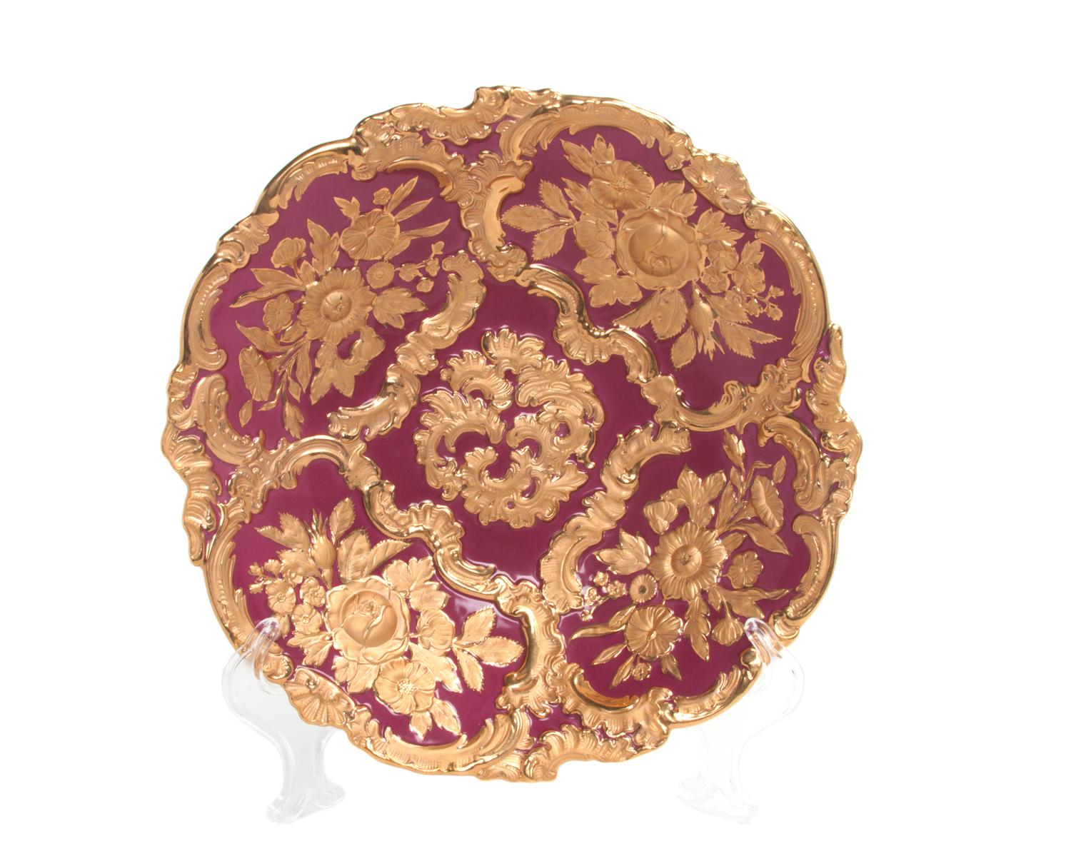 A Meissen Porcelain Bowl Diameter 12 1/4 inches.