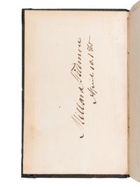 [FILLMORE, Millard (1800-1874), his copy]. Report of the Secretary of the Treasury on the Commerce and Navigation of the United States for the fiscal year ending June 30, 1862 . Washington: Government Printing Office, 1864.
