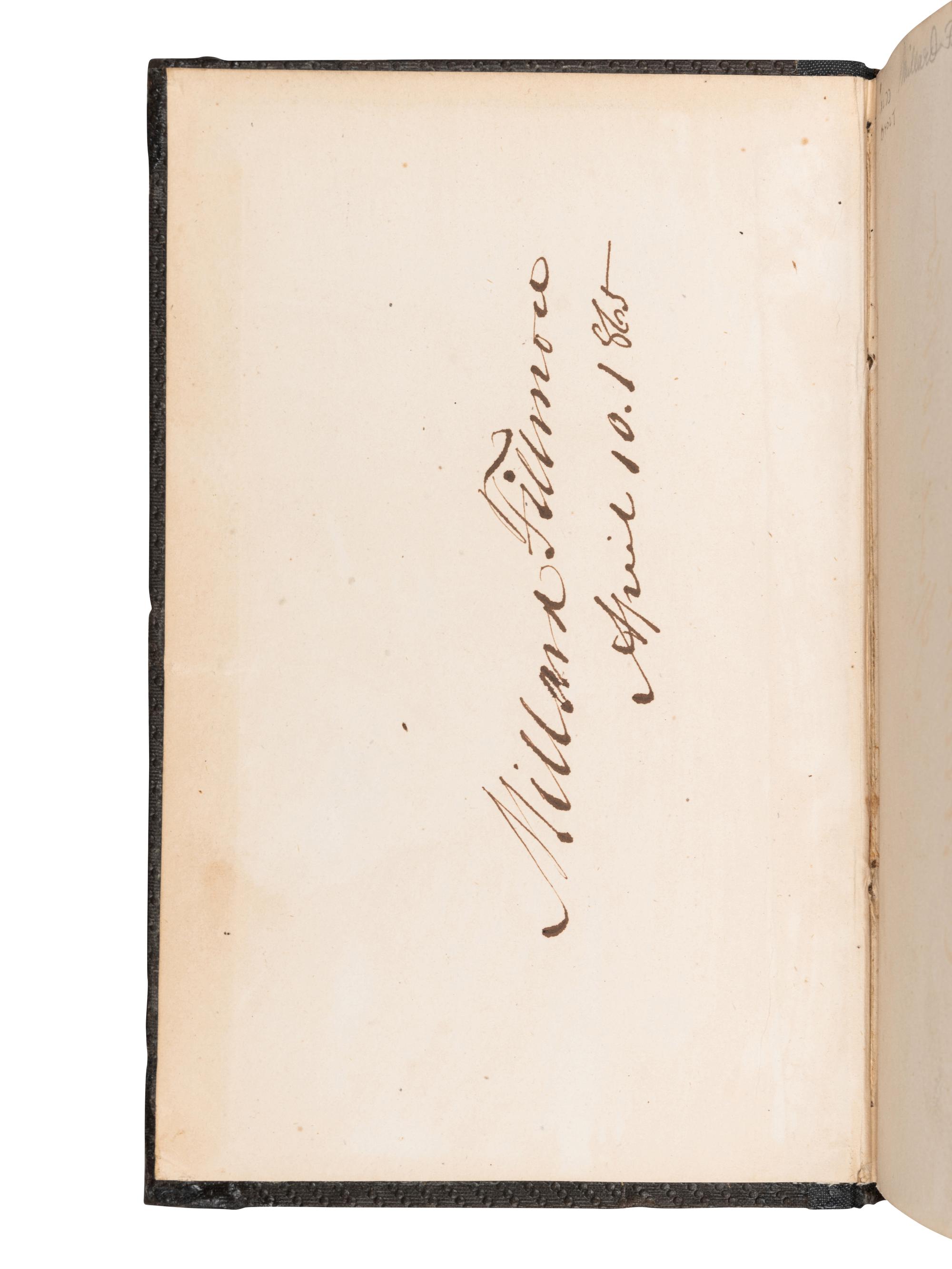 [FILLMORE, Millard (1800-1874), his copy]. Report of the Secretary of the Treasury on the Commerce and Navigation of the United States for the fiscal year ending June 30, 1862 . Washington: Government Printing Office, 1864.