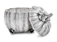 A Buccellati Silver Pumpkin Form Covered Jar