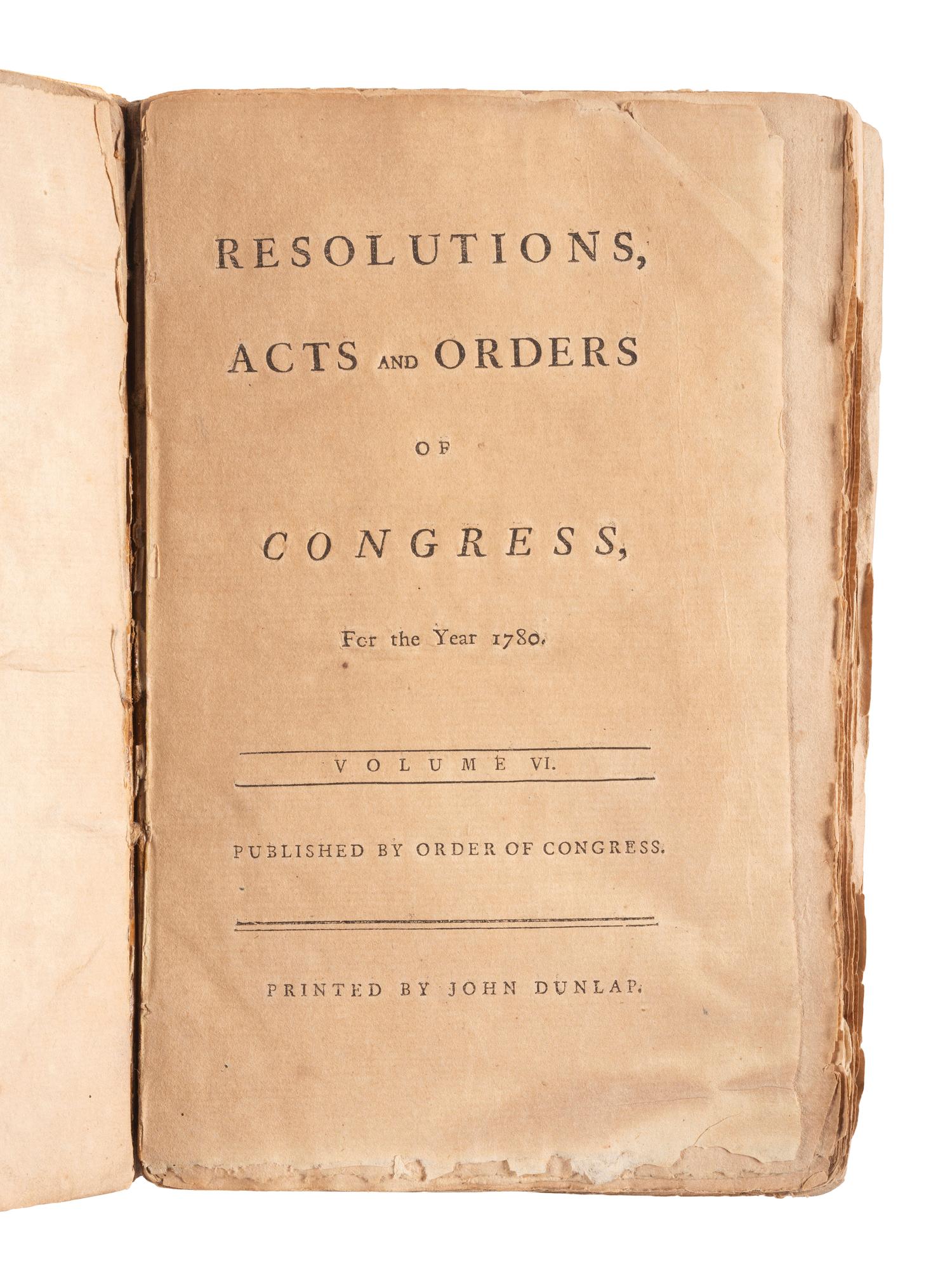 Journals of Congress. Philadelphia: Folwell's Press, David C. Claypoole, John Dunlap and New York : John Patterson, 1782-1801.