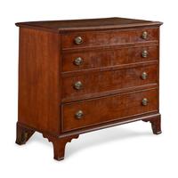 A Federal Cherrywood and Walnut Chest of Drawers