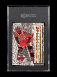 A 1996-97 Fleer Metal Michael Jordan Basketball Card No. 11 (SGC 10 GEM MINT)