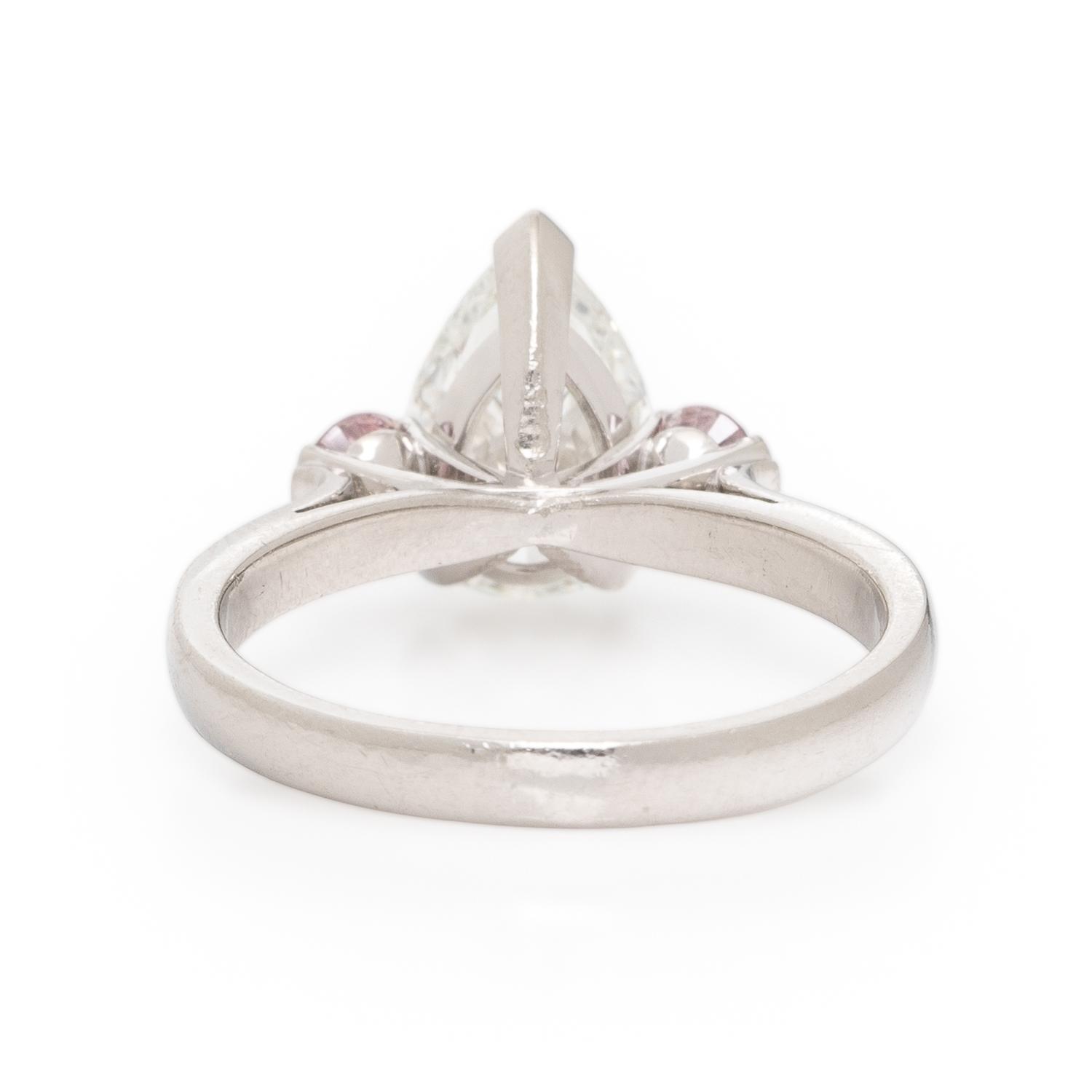 Bunda, Diamond, Pink Diamond, and Platinum Ring