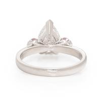 Bunda, Diamond, Pink Diamond, and Platinum Ring