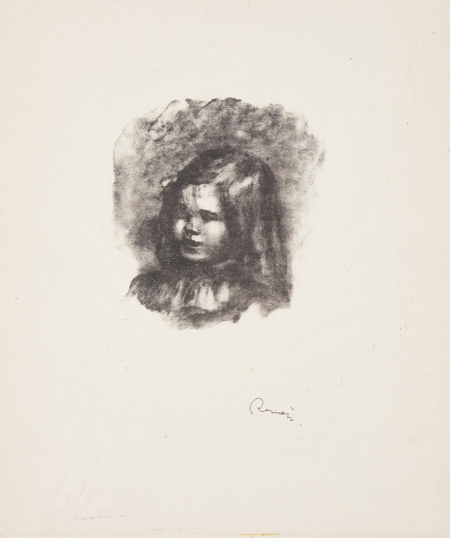 Pierre-Auguste Renoir (French, 1841-1919) — Claude Renoir, Tourné à Gauche (2nd state) , 1904