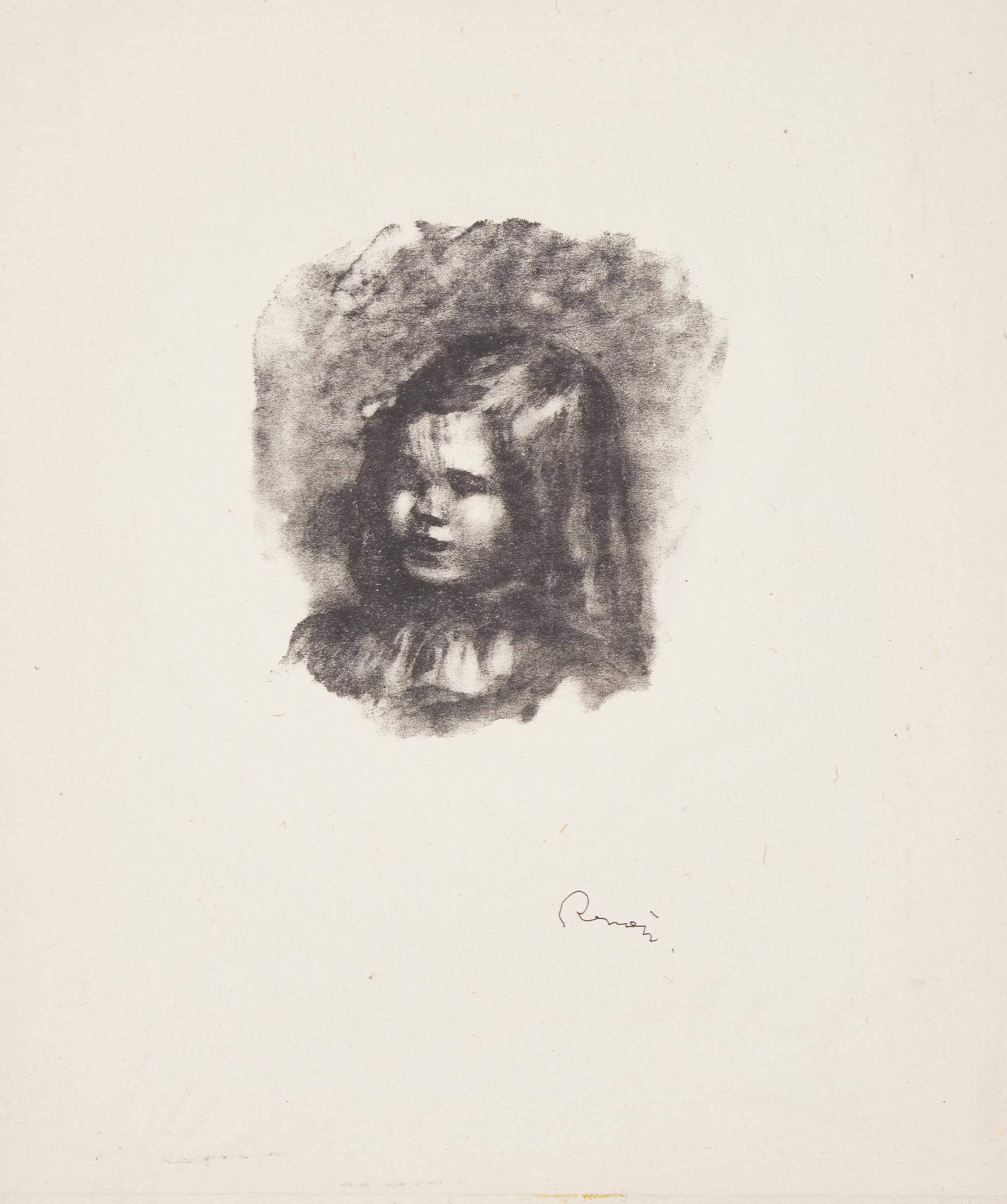 Pierre-Auguste Renoir (French, 1841-1919) — Claude Renoir, Tourné à Gauche (2nd state) , 1904