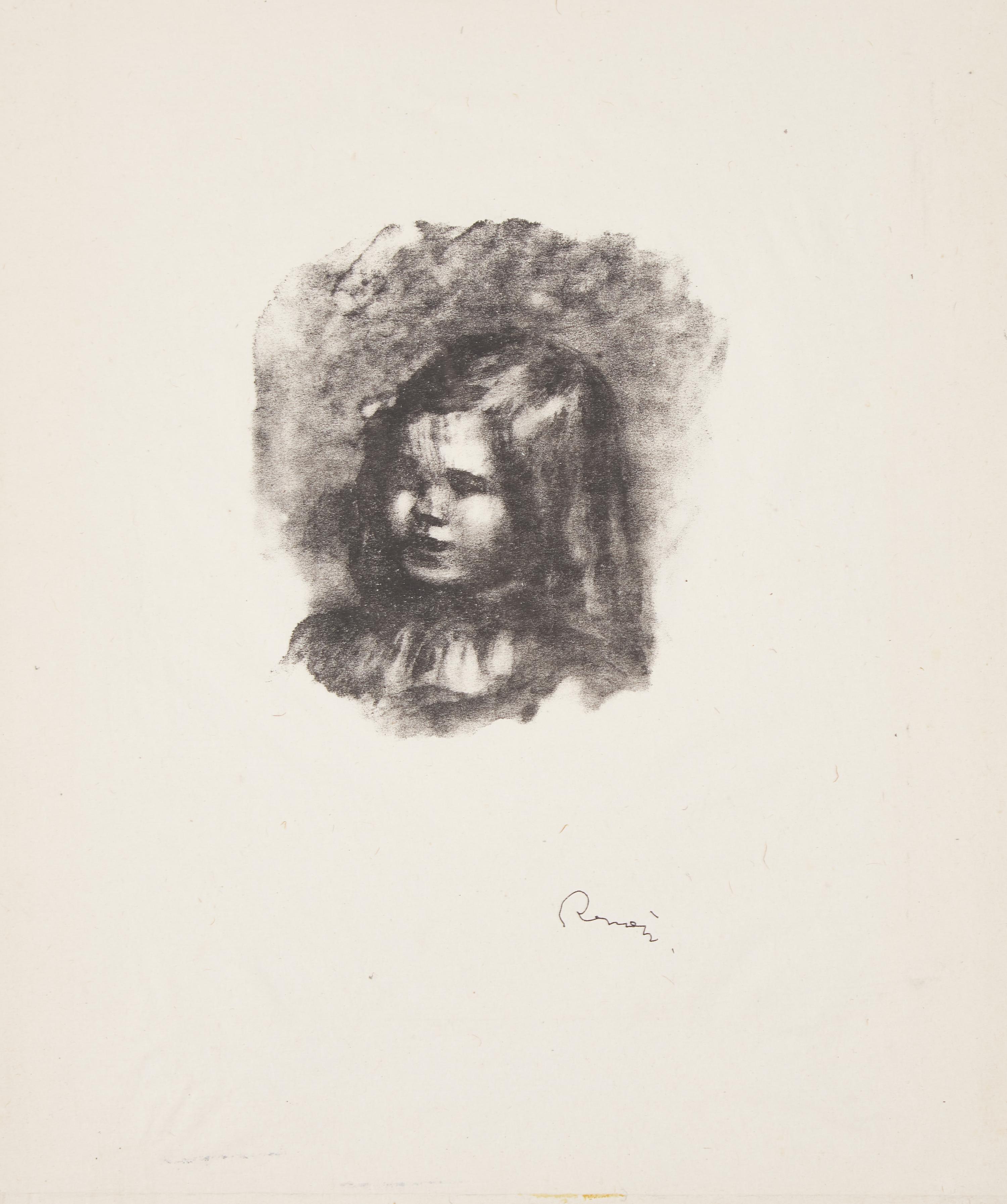 Pierre-Auguste Renoir (French, 1841-1919) — Claude Renoir, Tourné à Gauche (2nd state) , 1904