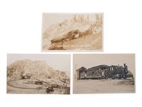 [RAILROADS]. A group of 190 RPPCs & photographs of trains, railroads, and locomotives.