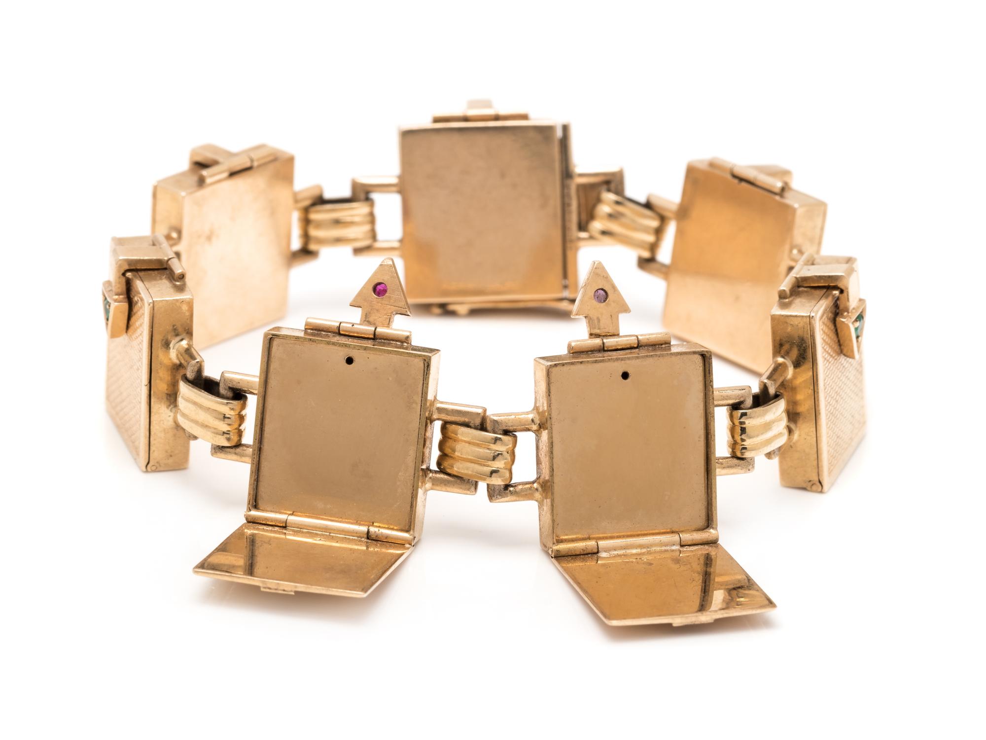 TIFFANY & CO., RETRO, YELLOW GOLD 'DEAREST' BRACELET